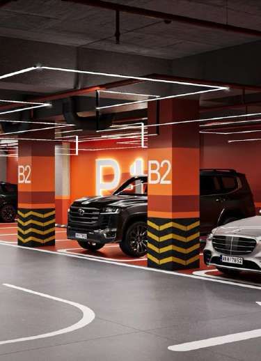 Basement parking